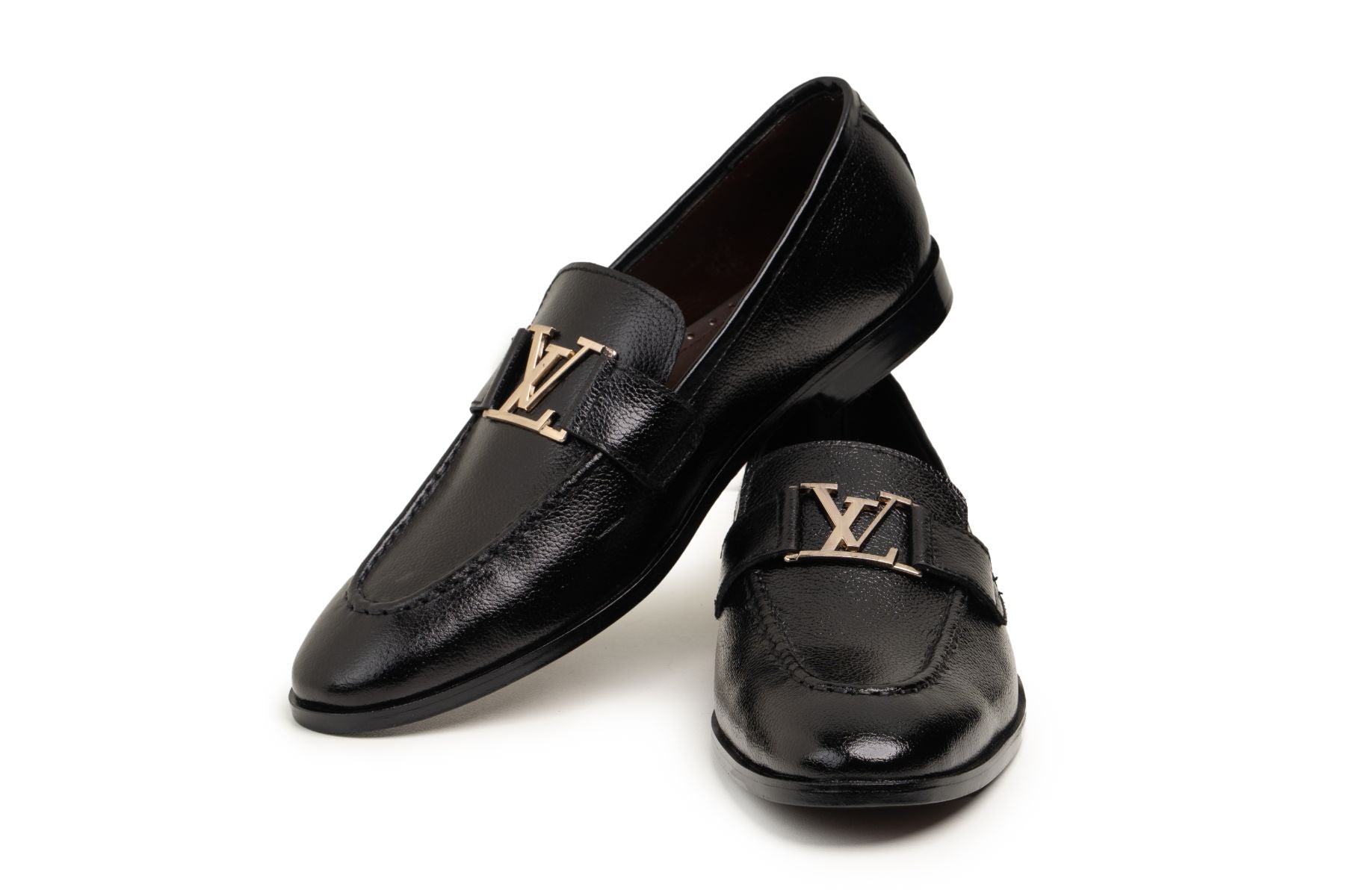 Black mild loafers (LV-018) – VintageShoes Online