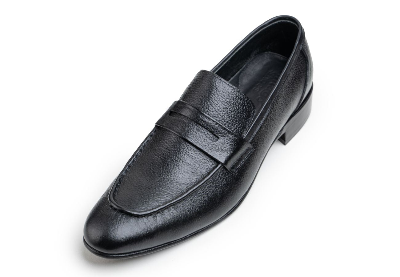 Black Mild Leather Loafers