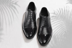 Oxford with patent Toe